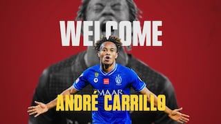 ¡Oficial! André Carrillo fue anunciado en la Segunda División de Arabia (VIDEO)
