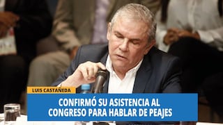 Luis Castañeda asistirá mañana al Congreso para hablar de peajes