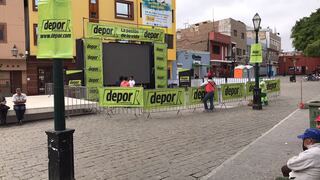 Norteños se preparan para ver el Perú-Argentina en pantallas gigantes [FOTOS]