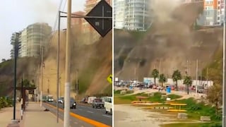 Sismo en Lima: Usuarios reportan deslizamiento de piedras en Costa Verde