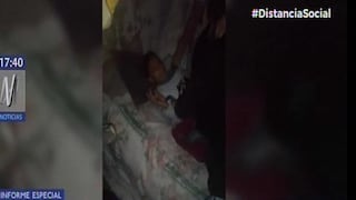 La Victoria: hombre se hace el dormido y felicita a policías por capturarlo | VIDEO