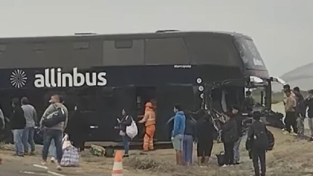 Accidente en la Panamericana Norte: bus choca con volquete y deja 6 heridos en Pacasmayo