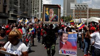 Cientos respaldan a Maduro en Caracas a un año de su cuestionada reelección | FOTOS