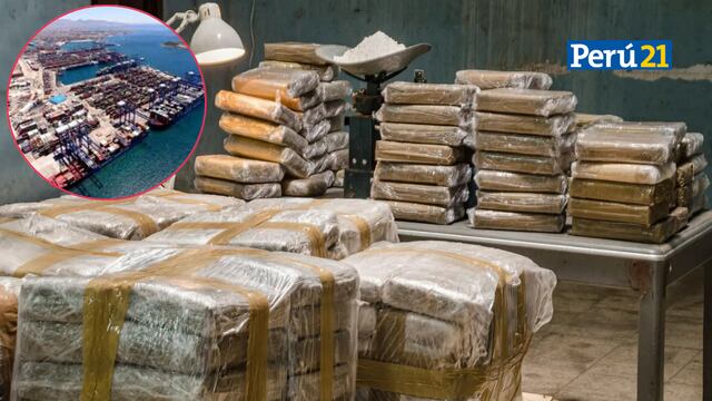 Incautan 109 kilos de cocaína enviada desde Perú en container con calamares congelados en Grecia 