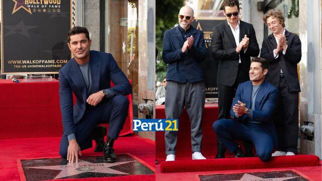 Zac Efron ya tiene su estrella en el Paseo de la Fama de Hollywood