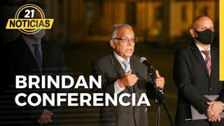 Premier Aníbal Torres brinda conferencia tras mensaje