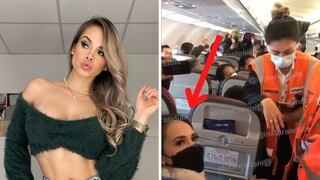 Jossmery Toledo es obligada a bajar del avión en medio de tremendo escándalo | VIDEO