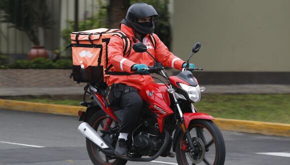 Trabajadores de delivery anuncian paro nacional para el 11 de marzo (Foto: Andina)