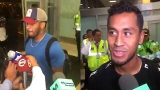 Jefferson Farfán y Renato Tapia llegan a Lima y se suman a la selección peruana [VIDEO]