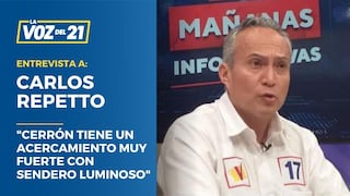 Carlos Repetto: “Cerrón tiene un acercamiento muy fuerte con Sendero Luminoso”