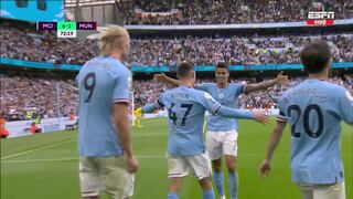 Gol de Manchester City: hat-trick de Phil Foden para el 6-1 sobre United [VIDEO]