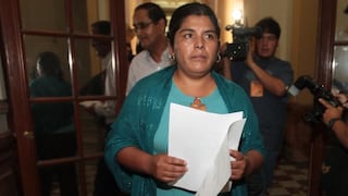 Condenan a Juana Huancahuari a cuatro años de prisión suspendida