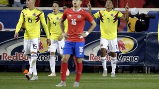 Colombia venció 3-1 a Costa Rica por amistoso internacional FIFA