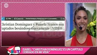 Isabel Acevedo sobre Christian Domínguez: “Está sepultado, ahora estoy disfrutando mi soltería” | VIDEO