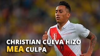 Selección: Christian Cueva hizo mea culpa