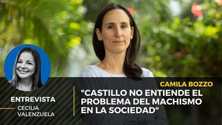 Camila Bozzo: “Castillo no entiende el problema del machismo en la sociedad”
