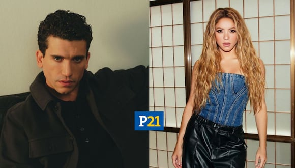Jaime Lorente critica a Shakira. (Foto: Composición Perú21)