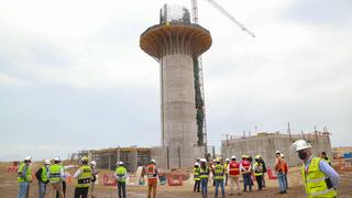 MTC: Nueva torre de control del aeropuerto Jorge Chávez tiene un avance de casi 50% en obras