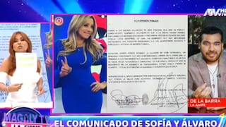 Magaly sobre acuerdo de Sofía y Álvaro Paz de la Barra: “No entiendo como ha podido firmar”