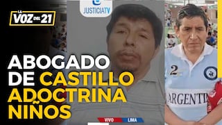 Wilfredo Robles abogado de Pedro Castillo adoctrina niños con ideología política de odio