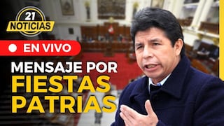 Mensaje al Congreso del Pedro Castillo por Fiestas Patrias