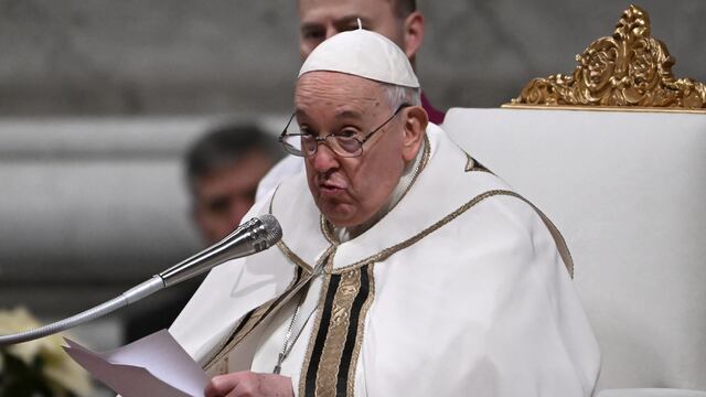 Papa Francisco en misa de Nochebuena: “Nuestro corazón esta noche está en Belén”