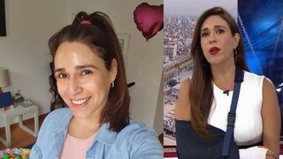 Verónica Linares aparece enyesada en ‘América Noticias’: “Me caí feo y me he fracturado” | VIDEO