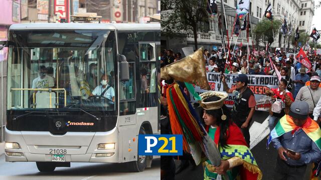 ‘Toma de Lima’: Estas son las estaciones del Metropolitano que suspenden temporalmente sus servicio por marcha