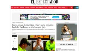 Rodolfo Orellana: Noticia de su captura en Colombia ‘rebotó’ en varios medios