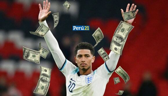 Bellingham es el segundo jugador más caro de la Eurocopa 2024 (Foto: AFP).