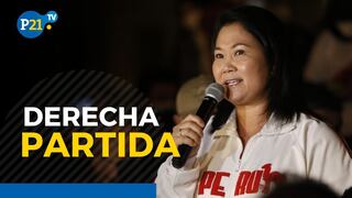 Derecha Partida: Keiko deslinda de la violencia que incita López Aliaga