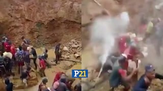 Venezuela: Al menos 30 muertos y 100 sepultados tras derrumbe de una mina ilegal [VIDEO]