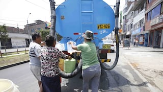 Sedapal abastecerá con cisternas a usuarios sin conexión de agua potable solo hasta septiembre  
