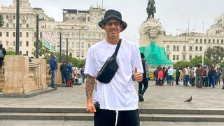 Gianluca Lapadula caminó por el Centro de Lima tras su convocatoria para la Copa América | FOTOS