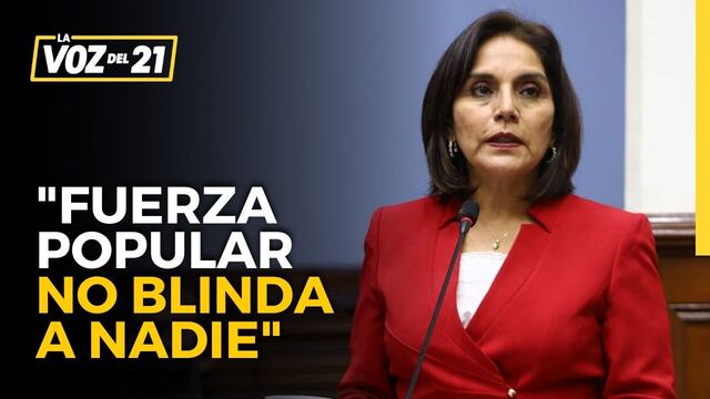 Patricia Juárez responde sobre congresista vinculado a “El Español”