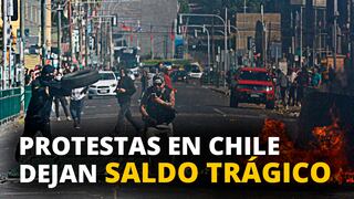 Protestas en Chile dejan saldo trágico: 1400 detenidos y un peruano fallecido