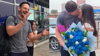 Mark Vito cumple aniversario con su joven enamorada: recibe besitos y una sorpresa (VIDEO)