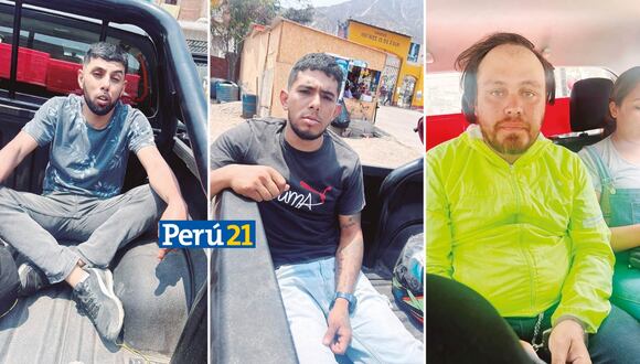 NO MÁS FECHORÍAS. Pruebas incriminan a sujetos que negaron sus delitos. (Foto: PNP/ Composición: Perú 21).