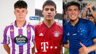 ¡Convocados! Sub 20 peruana tendrá jugadores de Bayern Munich, Cruzeiro y Valladolid