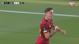 Gol de Roma: Zaniolo anotó el 1-0 sobre Feyenoord en la final de Conference League [VIDEO]