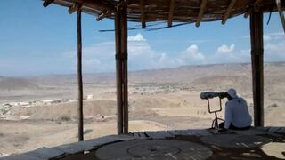 Piura: Instalan telescopio en mirador para detectar y evitar ingreso de extranjeros 