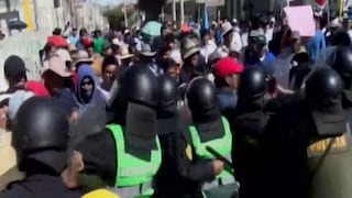 Moquegua: manifestantes contra Quellaveco irrumpieron en desfile por Fiestas Patrias [VIDEO]