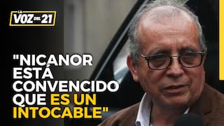 Andy Carrión sobre Nicanor Boluarte: “Está convencido que es un intocable”