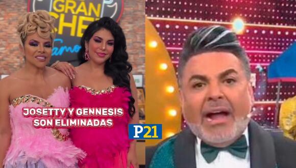 Génesis y Josetty Hurtado no lograron seguir en la competencia de 'El gran chef famosos x2'. (Foto: Latina  / Panamericana TV)