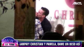 Isabel Acevedo y su reacción cuando le preguntan sobre beso entre Christian Domínguez y Pamela Franco 