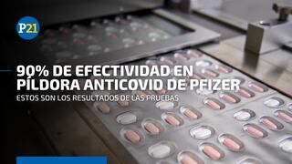 COVID-19: píldora de Pfizer contra el coronavirus reduce las hospitalizaciones en casi 90%