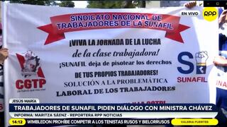 Jesús María: trabajadores de Sunafil realizan plantón frente al ministerio de Trabajo demandando mejoras laborales 