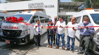 Piura: MINSA entrega ambulancias y trabaja en ampliación de servicios de salud