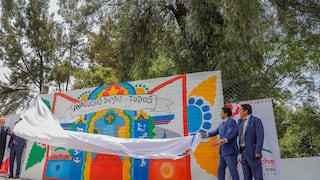 Ayacucho: Develan mural de los Juegos Bolivarianos del Bicentenario 2024 [VIDEO]