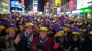 Nueva York: Un millón de personas reciben el 2020 en Times Square con el Imagine de Lennon